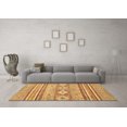 thumbnail image 3 of Ahgly Company Indoor Square Abstract Brown Modern Area Rugs, 5' Square, 3 of 4