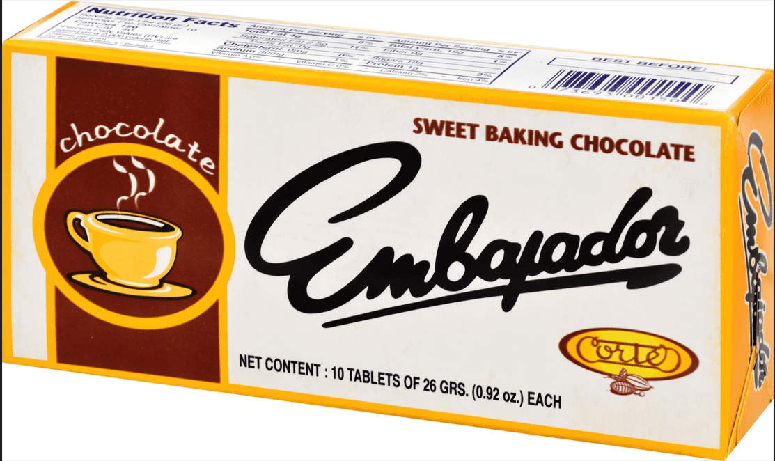Goya Foods Embajador Chocolate, Dominican Delight, 9.17 oz
