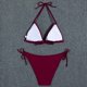 thumbnail image 4 of Augper Women's Sexy Tie- Lace Up High Cut Leg Print Bikini Set Two Piece Swimsuit, 4 of 4
