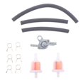 thumbnail image 2 of funtasica 6mm Fuel Gas Petrol Pipe Hose Line + On/Off Valve Black, 2 of 5