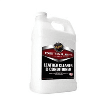 Meguiar?s D18001 Leather Cleaner & Conditioner Cleans and Restores for Supple Leather Finish, 1 gallon
