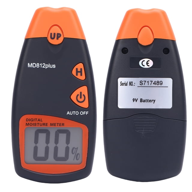 Meter Wood Dampness Meter Real Time Accurate Reading 4 Types Digital Timber Dampness Detector