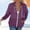 Wine, variant on Sentmoon Women's Athletic Shirts & Tees Cooling Sun Protection Shirts for Women Solid Color Long Sleeve with Zipper with Pockets Breathable Regular Fit Cooling Shirts for Women S