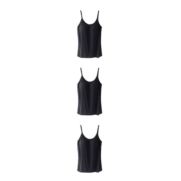Camisola de Yoga para Mujer Sonducket Chaleco de Fitness Ropa de Gimnasio Sujetador Lavable Multiusos Negro