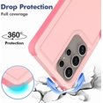 thumbnail image 2 of kmemek7-Case for Samsung Galaxy S25 Ultra, Cute Heavy Duty Shockproof Drop Proof Anti-Slip Military Grade Dual Layer Full Body 360 Protection Rugged Grip Case Back Cover with Screen Protector-Pink, 2 of 4