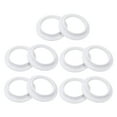 thumbnail image 4 of PBPBOX 10Pcs Bulb Holder Lamp Holder Base Plastic White for DIY Projects, 4 of 8