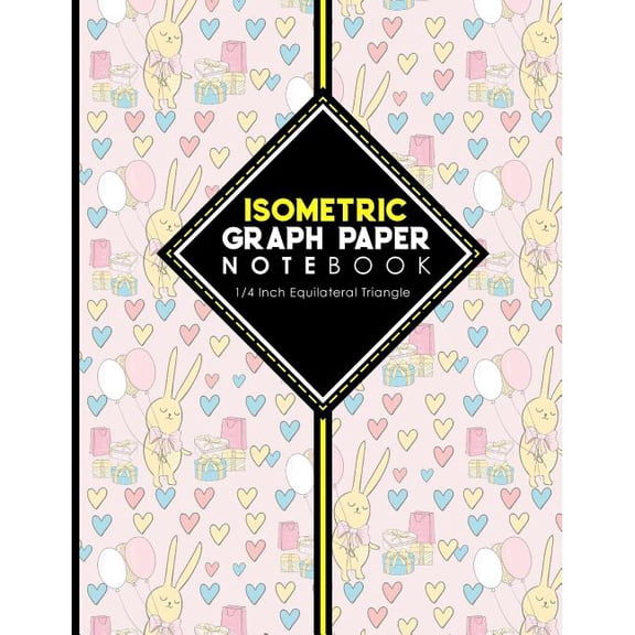 Isometric Graph Paper Notebook: 1/4 Inch Equilateral Triangl: Isometric Graph Paper Notebook: 1/4 Inch Equilateral Triangle: For Drawing & Creative Work, Engineers, Artists, College Students, Cute Bir
