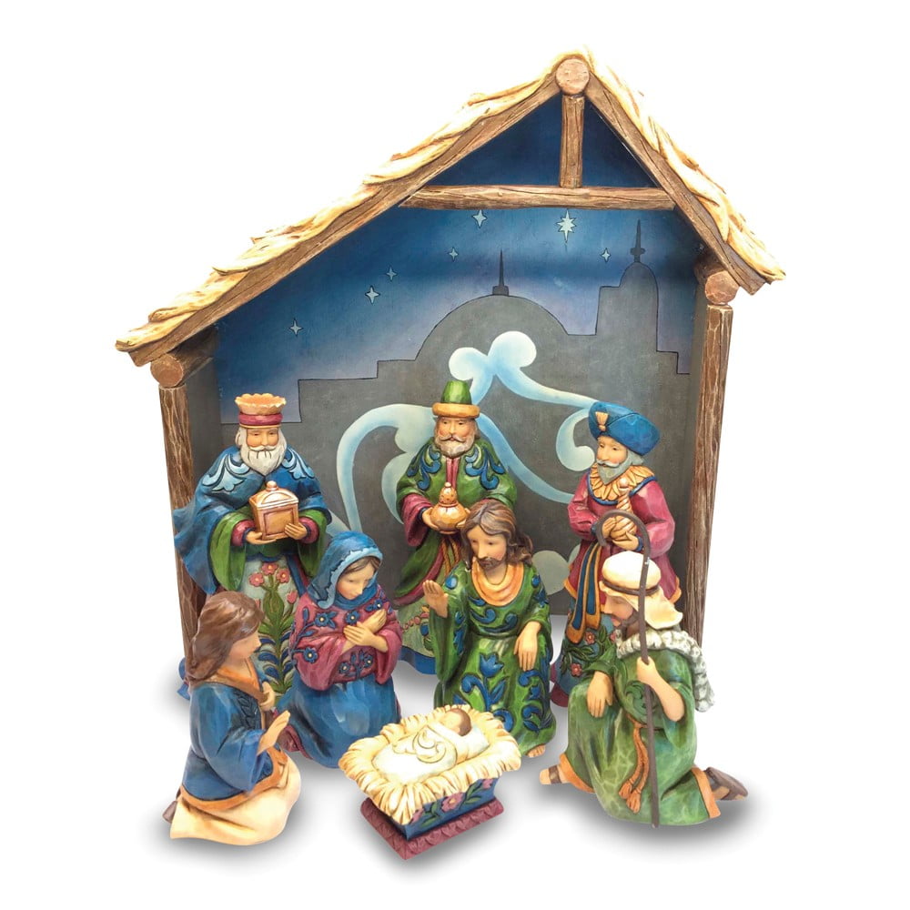 jim shore nativity peanuts