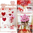 thumbnail image 4 of Valentine Day Heart Glitter Branches, 19" Sparkling Heart-Shaped Picks, Romantic Pink and Red Heart Pick for Vases, Glitter Heart Pick Bouquet for Weddings, Anniversaries, Home & Table Decor​, 4 of 5