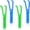 Blue, Green, variant on 4 Pieces Dental Floss Holder Reusable Flosser Reusable Floss Handle Holder Flossmate Handle for Oral Clearing (Blue, Green)