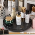 thumbnail image 2 of Multi-Size Farmhouse Lazy Susans – Solid Oak Turntable Organizers for Pantry, Cabinets & Countertops, 2 of 6