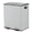 White - 40L, variant on Dual Compartment Stainless Steel Kitchen Trash Can – 2 x 5.3 Gal (20L) – Collapsible Foot Pedal – Soft-Close Odor-Proof Lid – Rust-Resistant – Space-Saving Modern Design