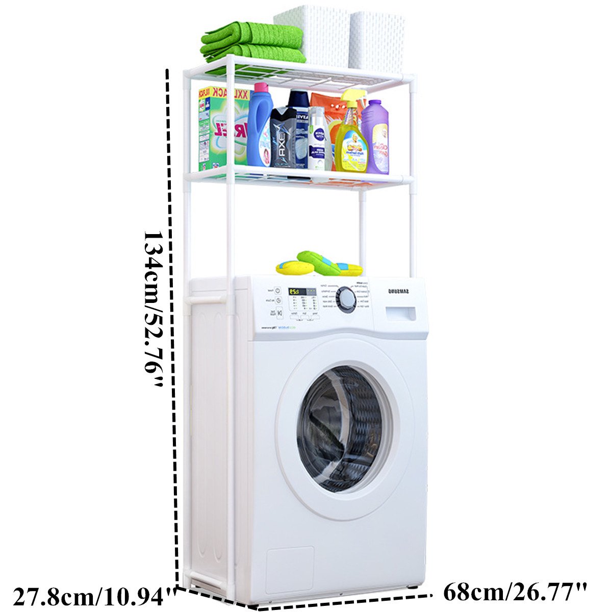 стеллаж для ванной washing machine rack tm 011