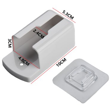 Support Mural pour Télécommande de Climatiseur Blanc Support de Prise de Téléphone Portable Boîte de Rangement Murale pour Gain de Place Petit