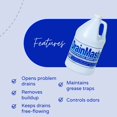 thumbnail image 2 of Commercial Pipe and Grease Trap Cleaner / Concentrated Enzyme Pipe Cleaner / Organic Liquid Bacteria for Pipeline (1 gallon), 2 of 4