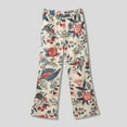 thumbnail image 3 of WILLBEST Pantalones Mujer Pantalones Vaqueros de Pierna Ancha para Mujer, de Cintura Alta, Con Estampado Floral de Los Años 90, Informales, Cómodos y Elásticos. 1017 Chica, 3 of 6
