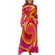 thumbnail image 2 of Vestido largo de diseño retro moderno de mediados de siglo, vestidos para ocasiones oficiales, vestidos formales para ocasiones de mujer, vestidos de playa, vestidos de mujer, 2 of 5