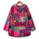 thumbnail image 4 of Chaqueta con capucha de lana para mujer Abrigo suelto con botones y bolsillos con estampado vintage Abanopi XX-grande, 4 of 7