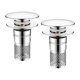 thumbnail image 4 of 2 Piezas Tapón de Fregadero de Baño Filtro de Colador Canasta Extraíble de Acero Inoxidable Diseño Innovador Adecuado para Cocina Lavabo Bañera, 4 of 9