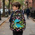 thumbnail image 6 of Chririnla Cute Pink Dinosaur Theme Daypack with Wear Resistant Padded Shoulder Straps Casual Daypack, Portable 17 Inch Kids Backpack for Back to School Elementary School Travel, 6 of 9