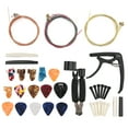 thumbnail image 1 of Accesorios para cambiar cuerdas de guitarra, 36PCS/Set Kit de herramientas para cambiar cuerdas de guitarra Kit de cambio de cuerdas de guitarra Durabilidad extendida Jadeshay A, 1 of 8