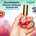 thumbnail image 4 of Blossom Watermelon Scented Cuticle Oil, Hydrating, Moisturizing, Strengthening, Infused with Real Flowers, 0.5 fl. oz., 4 of 7