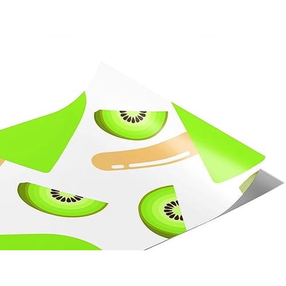 Rwraps Kiwi Popsicle Paradise Matte Vinyl Film Wrap 59in x 16ft Vinyl Vehicle Car Film Sheet Roll