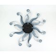 thumbnail image 3 of Rustic Copper Finish Metal Sun Face Wall Decor Hanging - 22-inch Diameter - Features Ceramic Bead Accents - Easy Install - Perfect for Indoor and Outdoor Use, 3 of 3