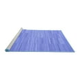 thumbnail image 2 of Ahgly Company Machine Washable Indoor Rectangle Abstract Blue Contemporary Area Rugs, 5' x 8', 2 of 4