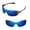 Ice Blue Coated - Polarized, variant on Walleva Fire Red Polarized Replacement Lenses for Oakley Dart Sunglasses