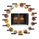 thumbnail image 2 of Horno Digital con Freidora de Aire Gourmia 24 Litros Negro, 2 of 4