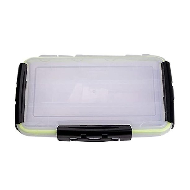Small Caja de aparejos de pesca impermeable, caja de accesorios de cebo con gancho multifuncional