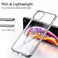 thumbnail image 3 of Funda ESR Essential Crown para iPhone 11 PRO Transparente con borde Plata, 3 of 7