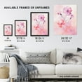 thumbnail image 3 of Artery8 Carnation Flowers Watercolour Pink Pastel Modern Living Room Unframed Wall Art Print Poster Home Decor Premium, 3 of 5