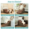 thumbnail image 5 of PetSafe Curved Dog Stairs – Foam Ramp for Small Pets, Non-Slip Ladder for Bed & Sofa with Waterproof Cover, 5 of 5