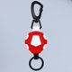 thumbnail image 2 of Llavero de cuerda con hebilla fácil de tirar, anillo retráctil antipérdida (rojo y blanco) Hugtrwg Para Estrenar, 2 of 9