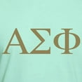 thumbnail image 3 of CafePress - Alpha Sigma Phi Greek Letters Gold T Shirt - Men's Fitted T-Shirt, 3 of 4