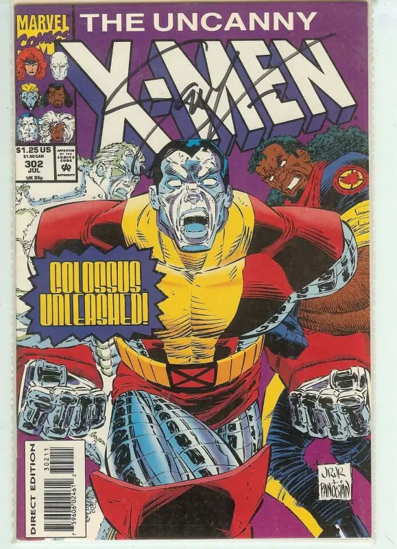 Uncanny X-Men #302 Signed by Scott Lobdell