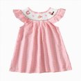thumbnail image 1 of Gubotare Robe pour Bébé Fille Robe Fille Décontractée Col Rond Ligne A Manches à Volants Longueur Genou Robes 12 18 Mois (Rose,12-18 Months), 1 of 6