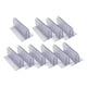 thumbnail image 3 of Paquete de 10 tarjeteros, soportes transparentes para tarjetas de productos, protector contra estornudos, tarjeteros, soporte de paneles para áreas de 5 cm x 4 cm x 32 cm Baoblaze titular de la señal, 3 of 8