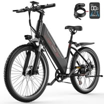 F26 Electric Bike for Adults,1200W Peak Motor Ebike,Max 55Mile 25MPH,26" x 2.2" Electric Mountain Bike,512Wh Removable Battery E Bike,7-Speed&Front Suspension, off-road Electric Bicycle ,365 pounds