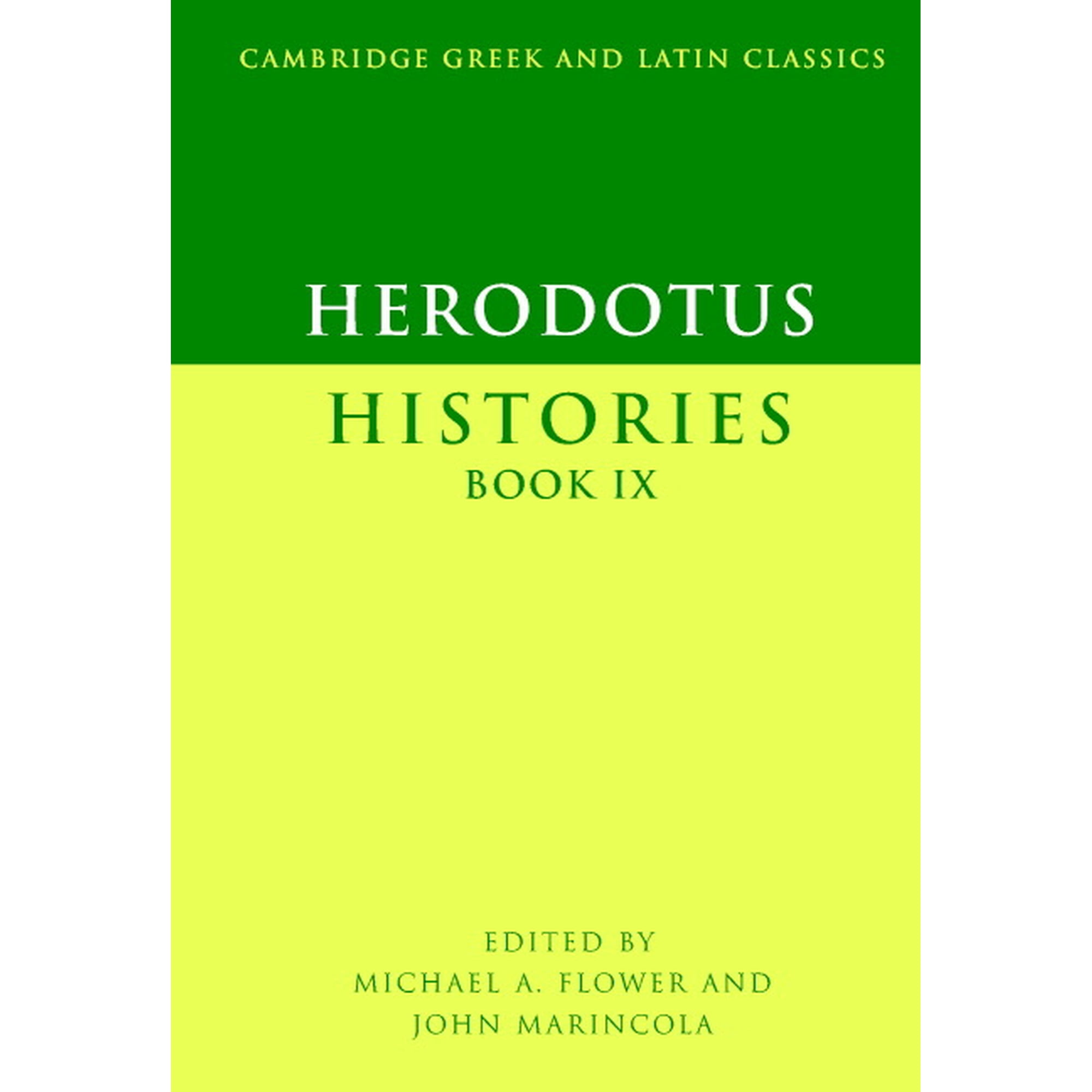 Cambridge Greek and Latin Classics Herodotus: Histories Book IX (Paperback)
