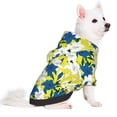 thumbnail image 2 of Honeii Lilies Flowers Print Small Dog Hoodies Pet Hooded Sweatshirts Fall Winter Puppy Cat Sweaters Warm Clothes for Small Dogs Outfits Costume-Large, 2 of 7