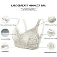 AILIVIN Wireless Bras for Women Full Figure Minimizer Women's Lace Bra