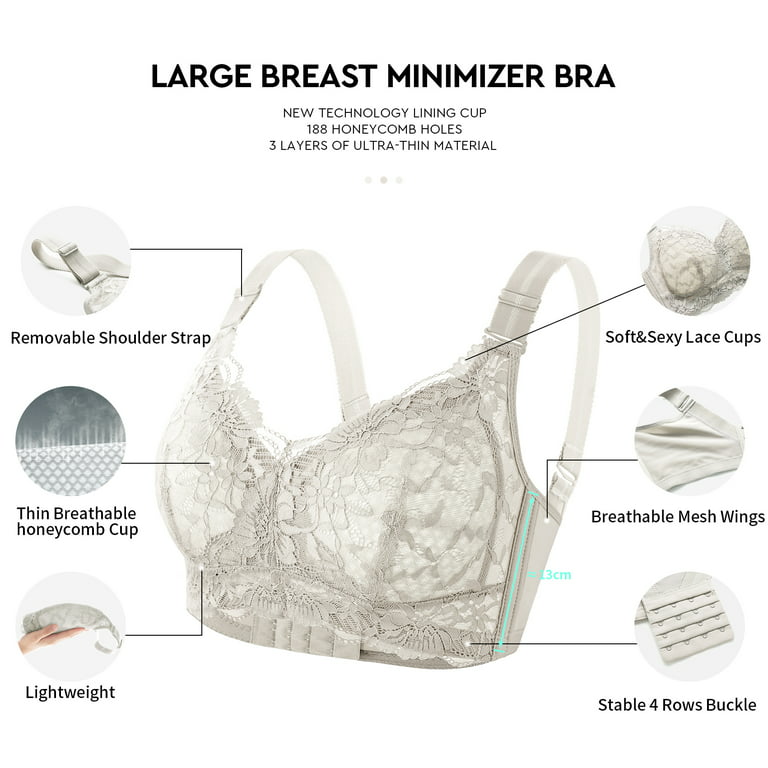 Lightly Lined Bras 42C, Bras for Large Breasts