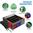 thumbnail image 4 of STC 3008 Intelligent Digital Display Double Temperature Controller AC, 4 of 9