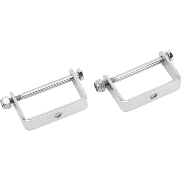 Stainless Steel Spring Clamps, 2-1/4 Inch Wide Leaf Spring