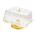 thumbnail image 4 of S SERENABLE Cake Stand Covered Platter Dessert Display Plate Multiuse High Foot Kitchen Server Tray for Pastries Dry Food Muffins Cookies L, 4 of 8