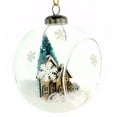 thumbnail image 2 of Snow Globe Ornament - Diorama Glass Globe Ornament Christmas Tree Holiday Decoration, 2 of 4