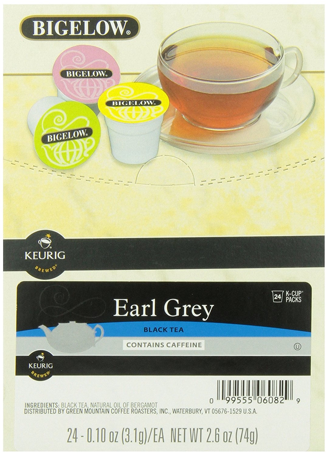 Bigelow Tea KCup Portion Tea for Keurig Brewers Green Tea